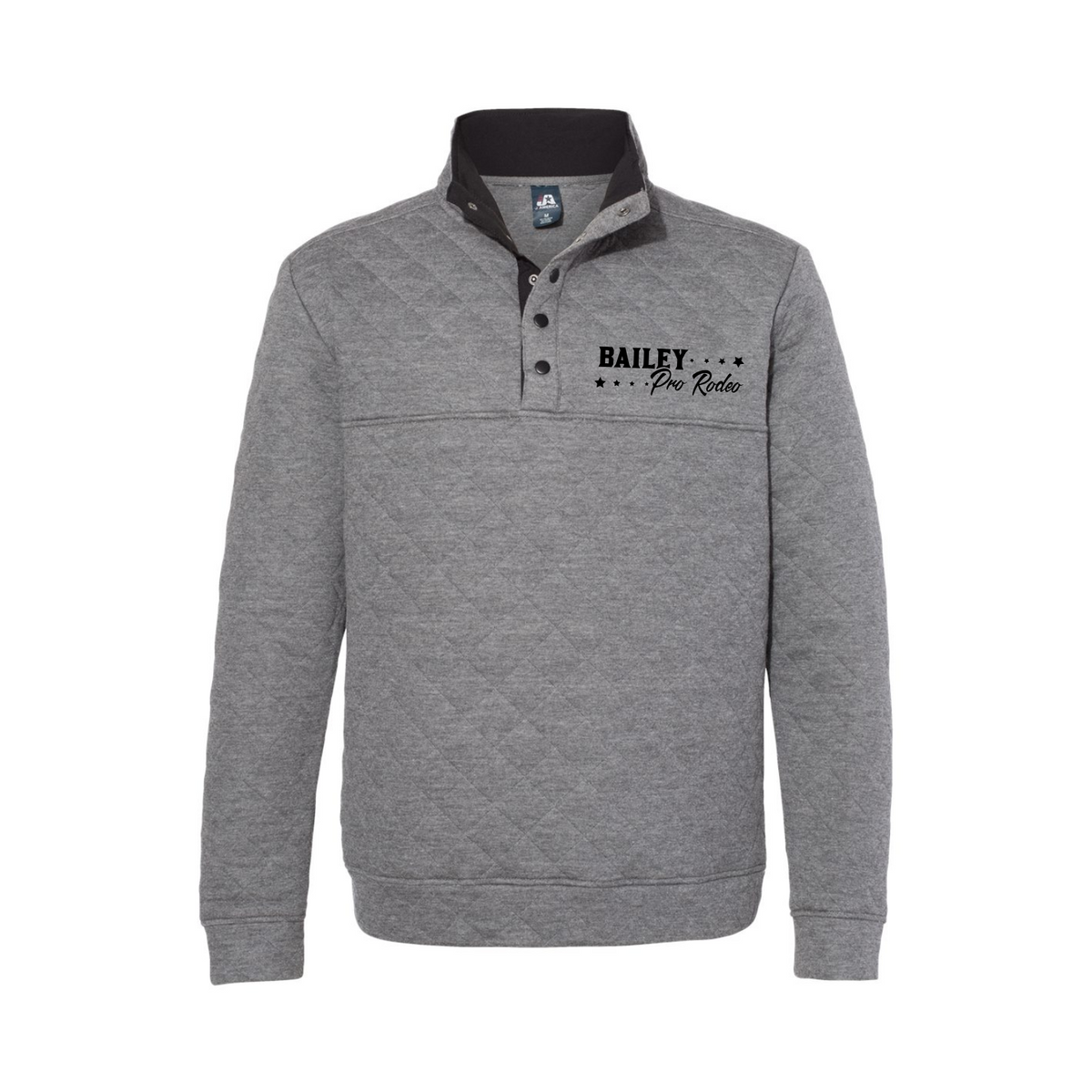 Quilted Snap Pullover