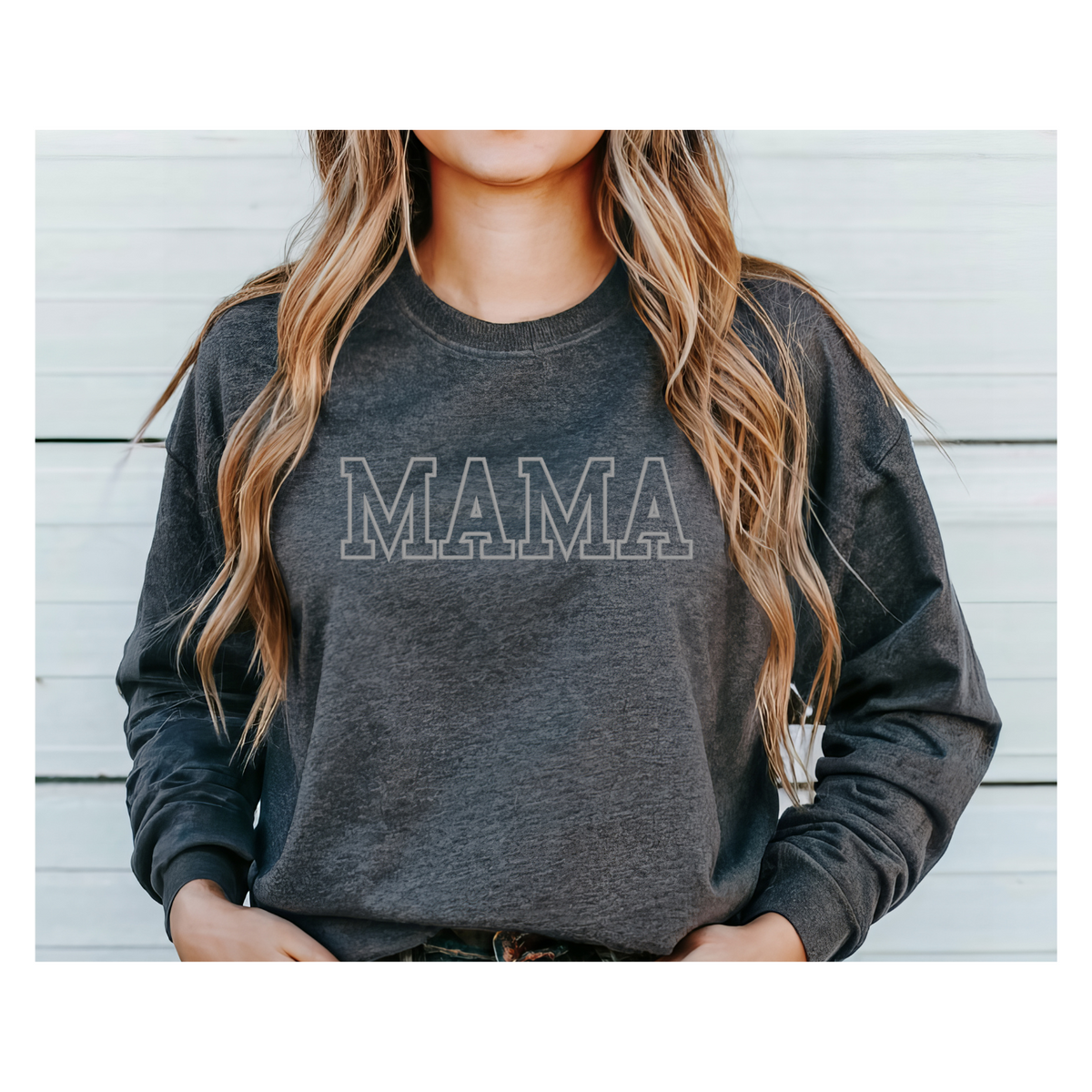 Customizable Embroidered Mama Crew