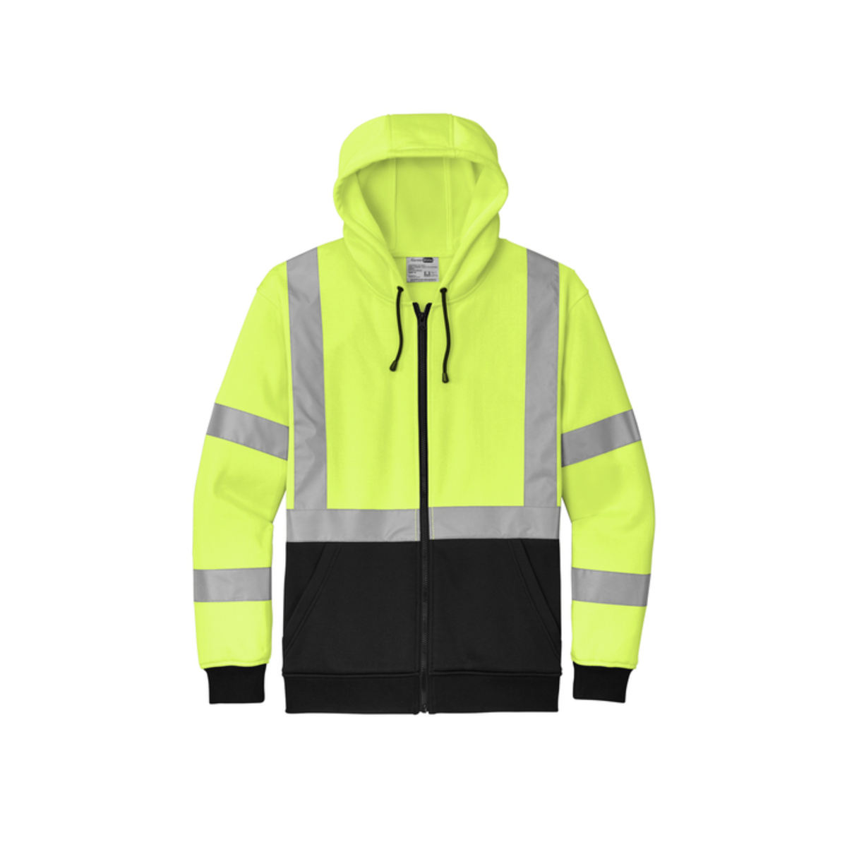 CornerStone® ANSI 107 Class 3 Heavy-Duty Fleece Full-Zip Hoodie