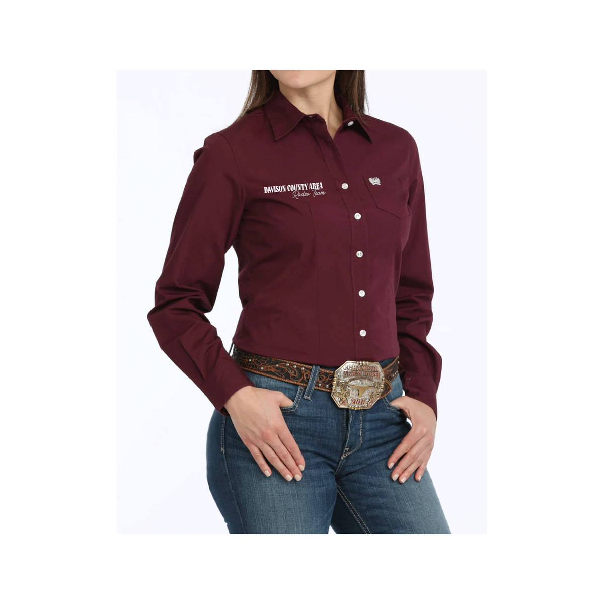 Cinch Ladies Solid Western Shirt