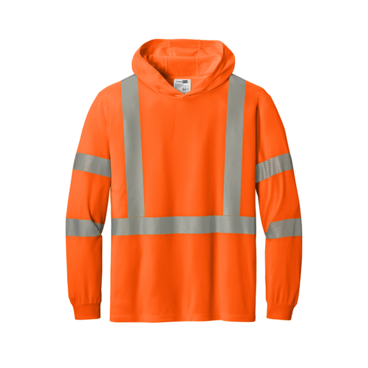 CornerStone® ANSI 107 Class 3 Long Sleeve Segmented Tape Hooded Tee